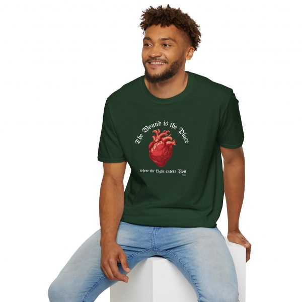 T-shirt Cotone "The wound is the place" Rumi - immagine 32