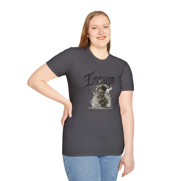 T-shirt cotone "Escape Loading consciousness 99%" - immagine 69