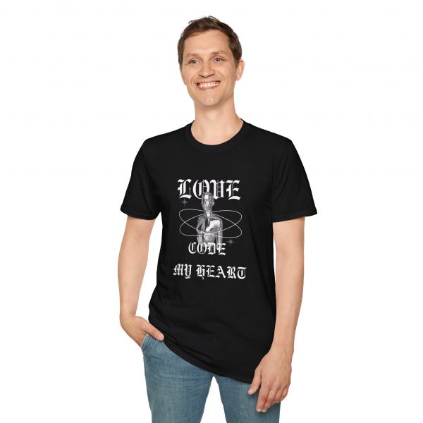 T-Shirt Cotone "Code My Heart " - immagine 6