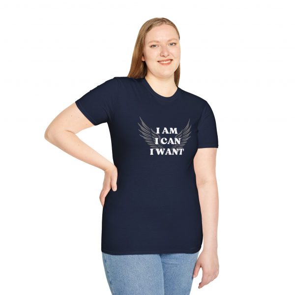 T-shirt Cotone "I am I can I want" - immagine 93