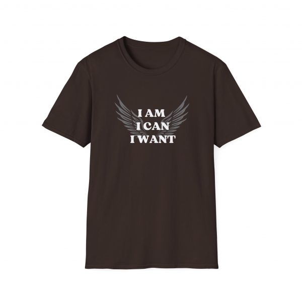 T-shirt Cotone "I am I can I want" - immagine 33