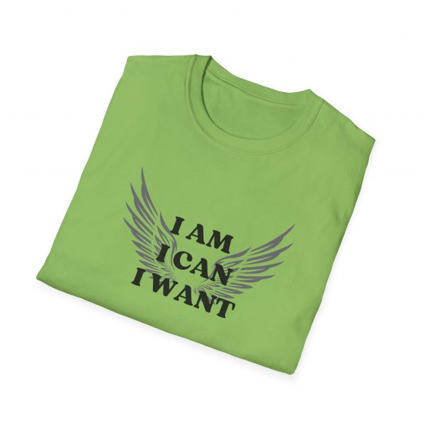 T-shirt Cotone "I am I can I want" - immagine 52