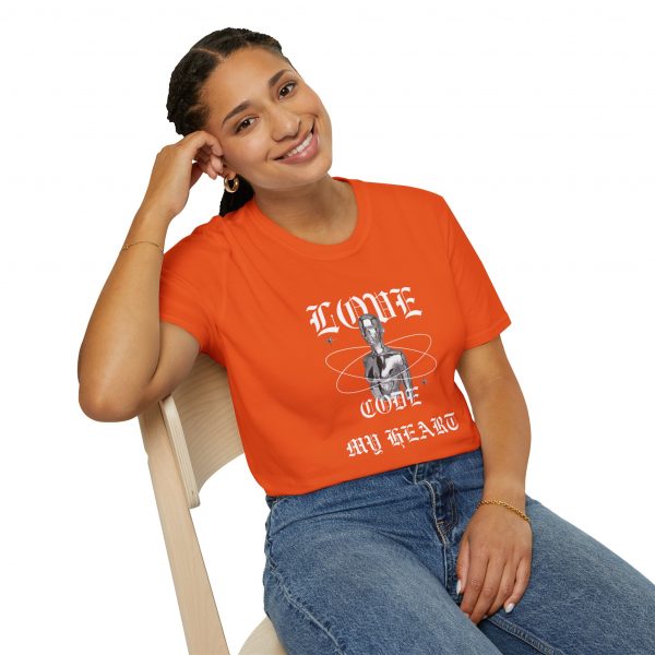 T-Shirt Cotone "Code My Heart " - immagine 15