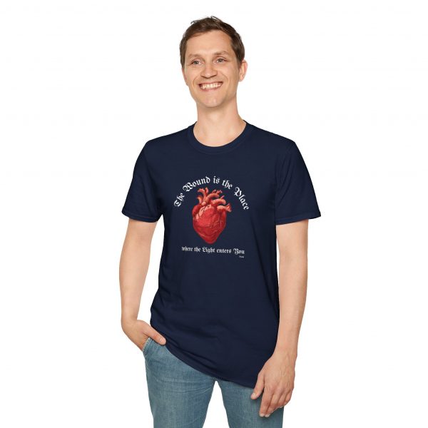 T-shirt Cotone "The wound is the place" Rumi - immagine 38