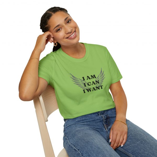 T-shirt Cotone "I am I can I want" - immagine 55