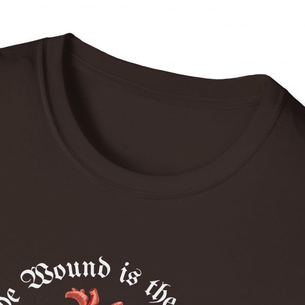 T-shirt Cotone "The wound is the place" Rumi - immagine 11